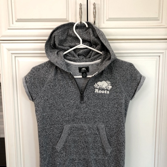 Roots salt and pepper hooded sweatshirt dress - Picture 4 of 12